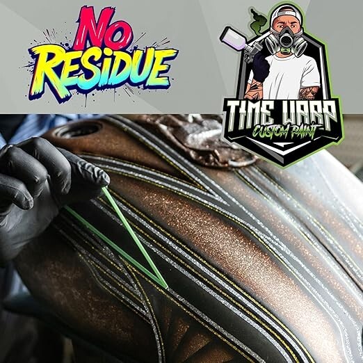 LiME LiNE Vinyl Masking Tape for Pinstriping - Combo Pack [ 1/4" 1/8" 1/16" ]