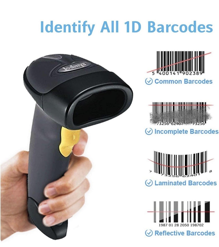 Symbol LS2208 General Purpose Barcode Scanner (Cables Not Included)