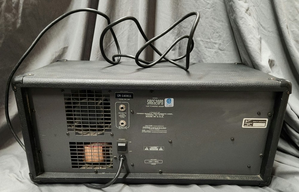 Fender SR6520PD Powered Mixer, TESTED/VG+