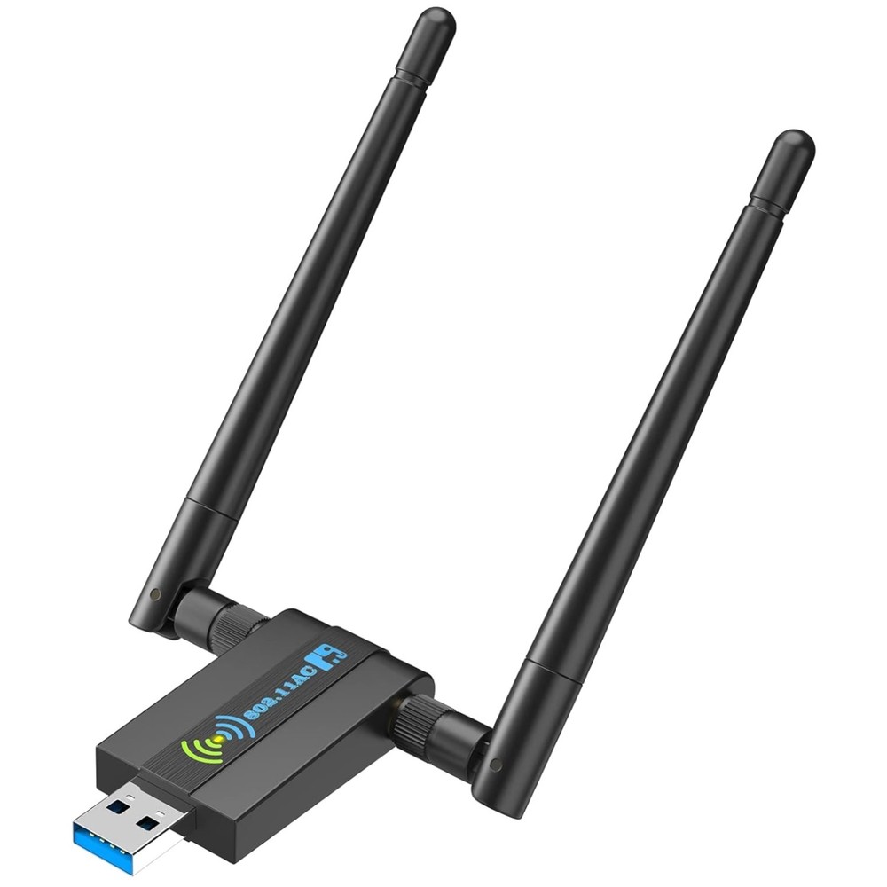 Windows11/10/7 Compatible WiFi Adapter - 1300Mbps
