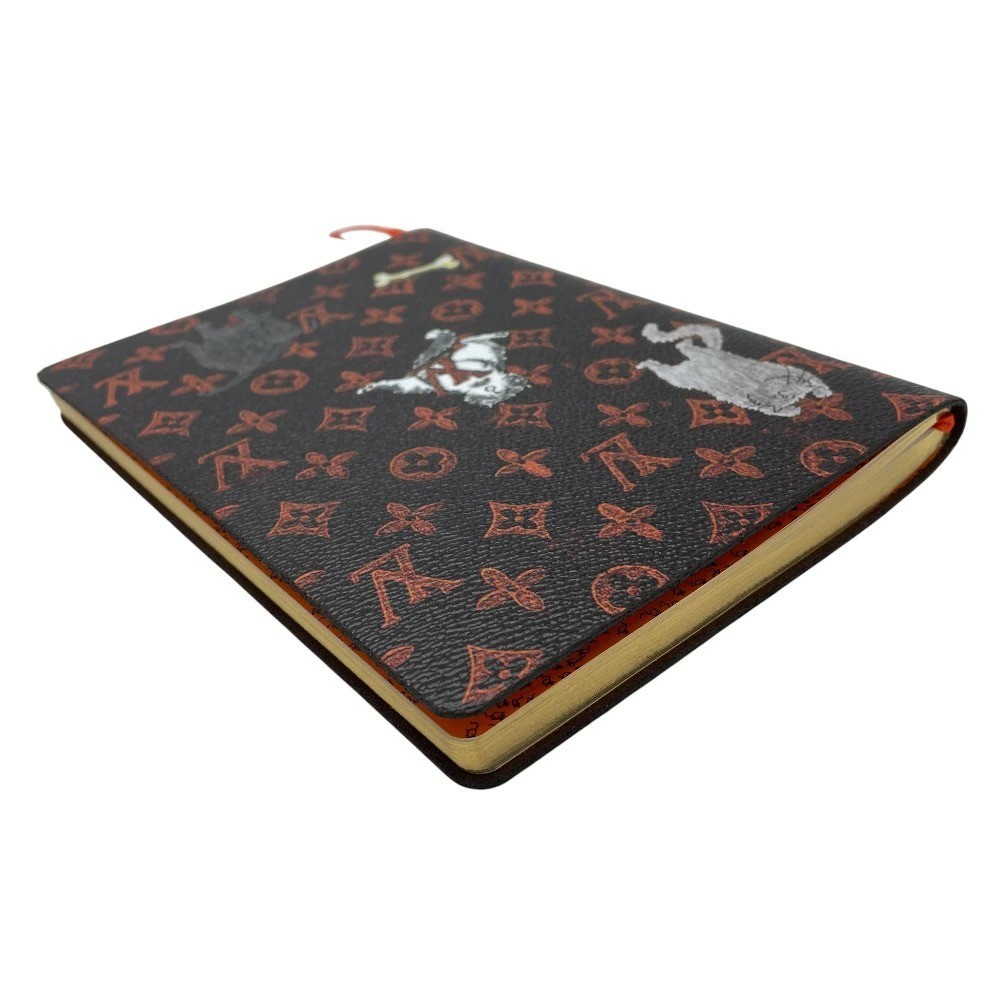 Auth Louis Vuitton Catogram Canvas Notebook GI0358