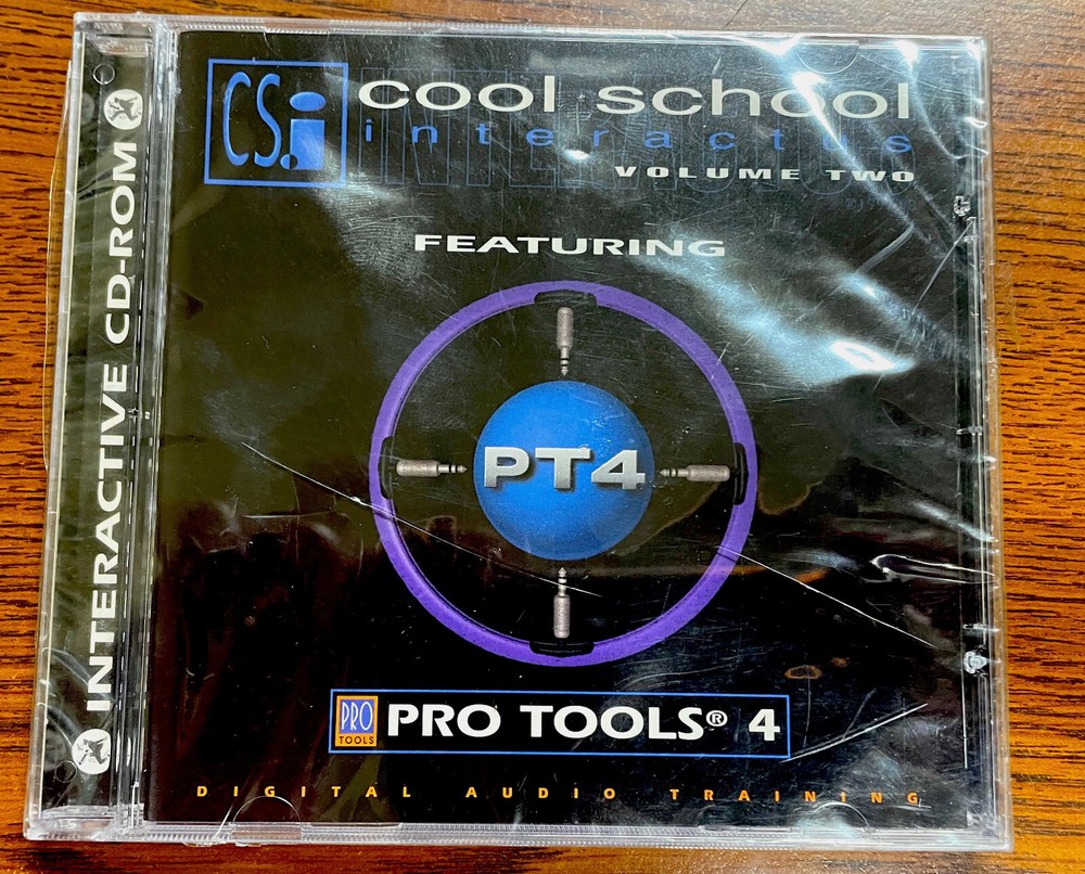 Vintage Pro Tools 4 Cool School interactive Training CD-ROM CS.I