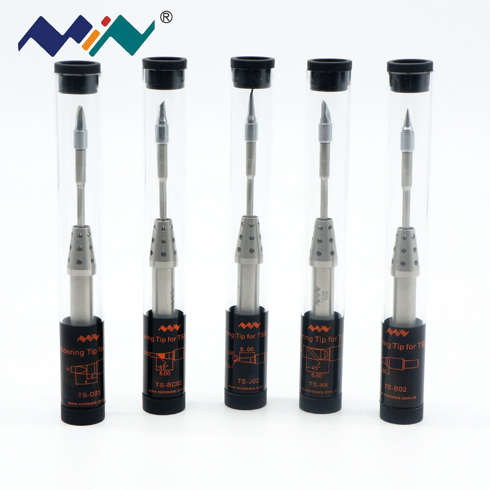 Miniware B02 K4 J02 D25 BC02 Tips TS80 TS80P Digital Soldering Iron Replacement