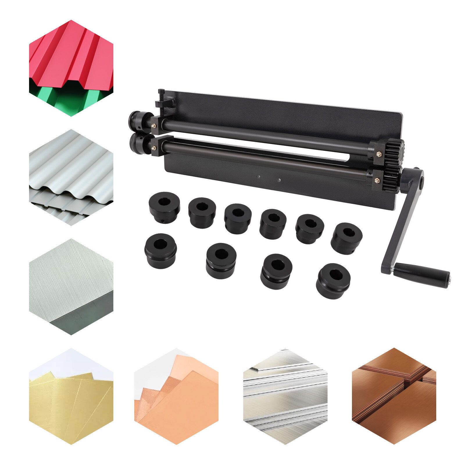 RM-18 18" Sheet Metal Fabrication Bead Roller, Rotary Machine 1/16", 1/8", 1/4"