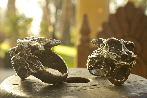 Handmade Bronze Lioness Ring