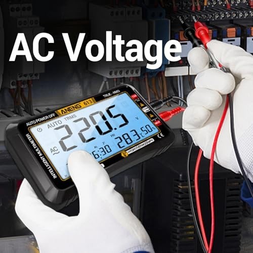 Digital Multimeter 4000 Counts Auto Ranging TRMS AC DC Voltage Tester Ohm Meter