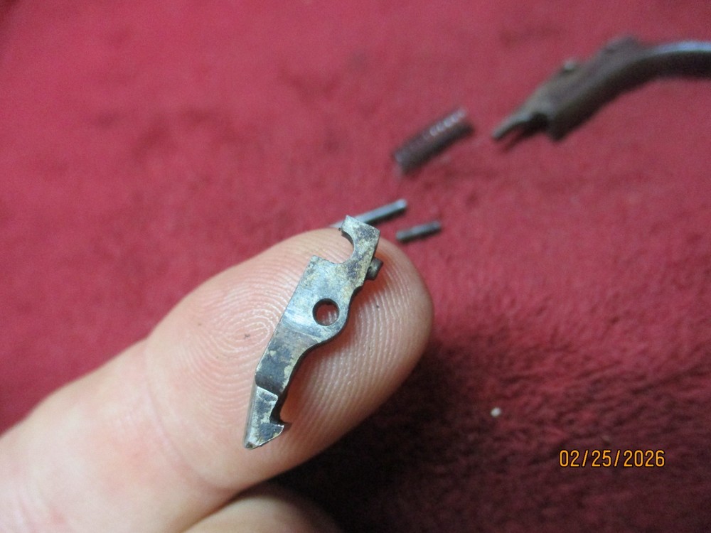 Remington Model 24, 22LR, 1930,, PART: Trigger Assembly