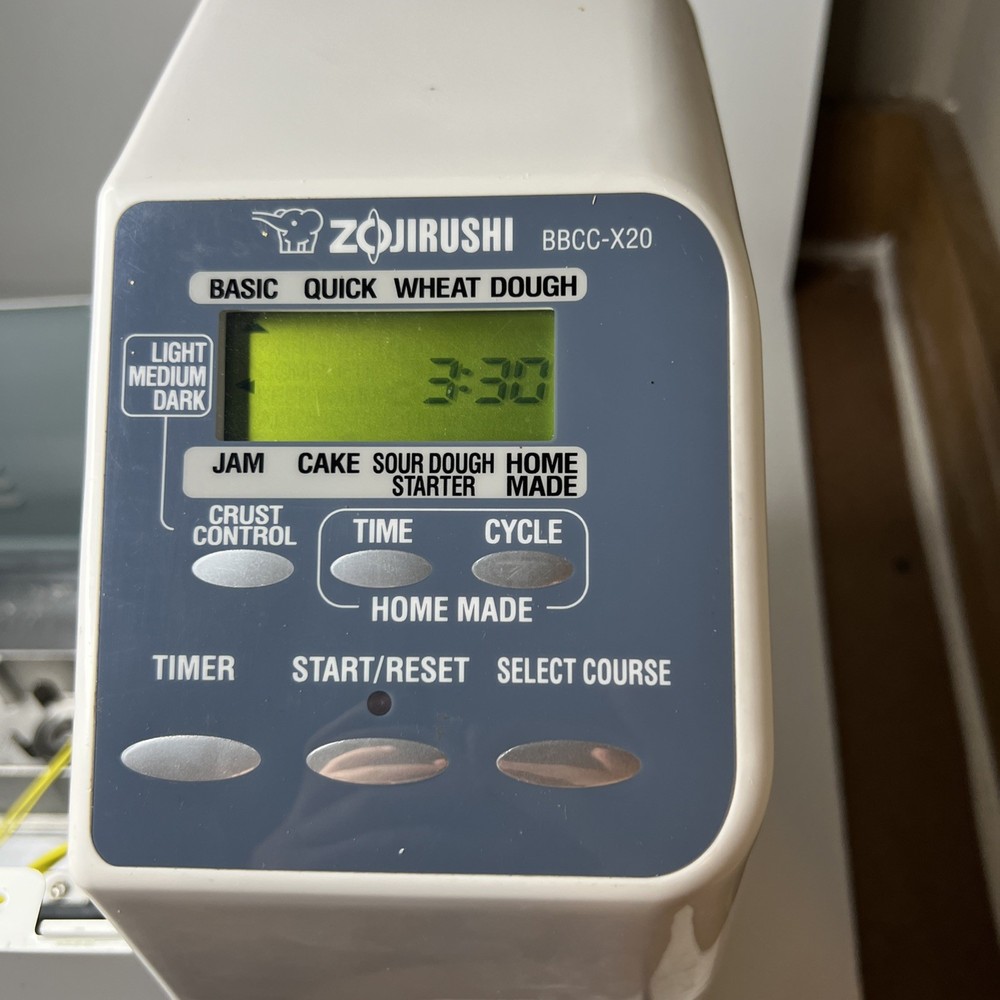 Zojirushi Bread Maker BBCC-X20 Replacement Control Panel
