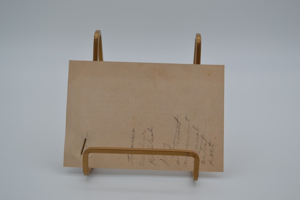 gucci salesperson letter ephemera