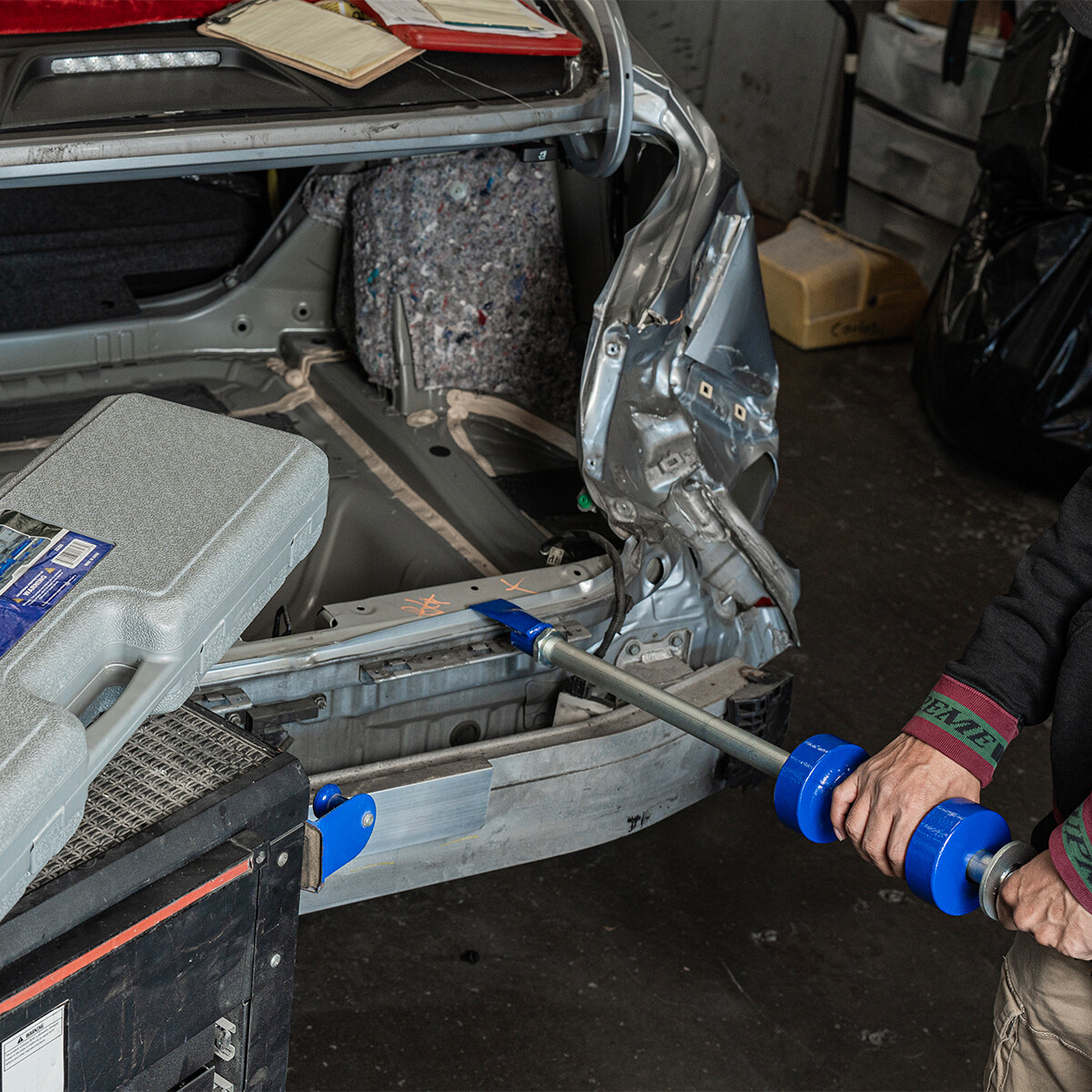 XtremepowerUS Slide Hammer Dent Puller 13LBS Auto Body Dent Repair Bearing Axel