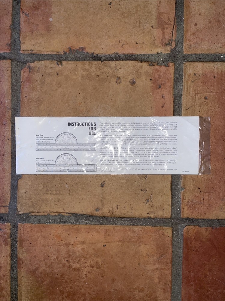 Vintage Jeppesen PN-1 Flight Navigation Plotter - NEW SEALED