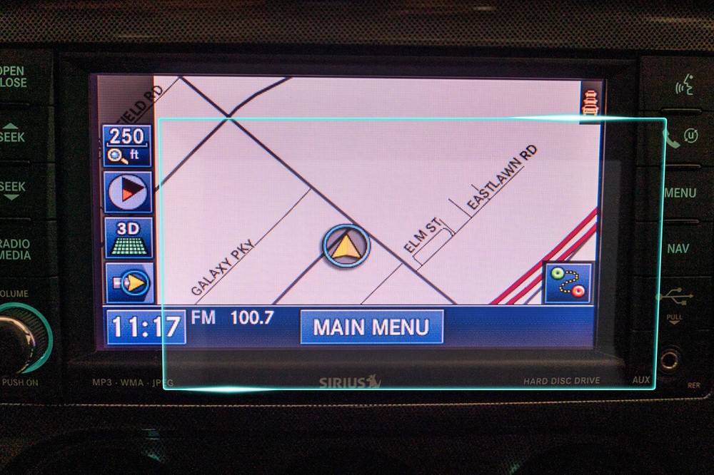 Crystal Clear Screen Protector for 2011 Dodge SRT8 Vehicle Navigation