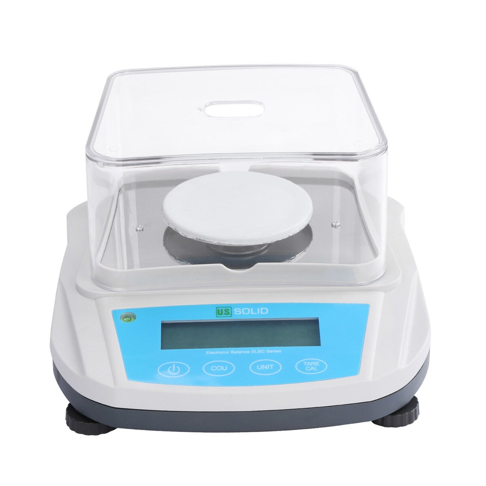 U.S. Solid Analytical Balance 200 x 0.001 g 1mg Precision Scale RS232 Interface