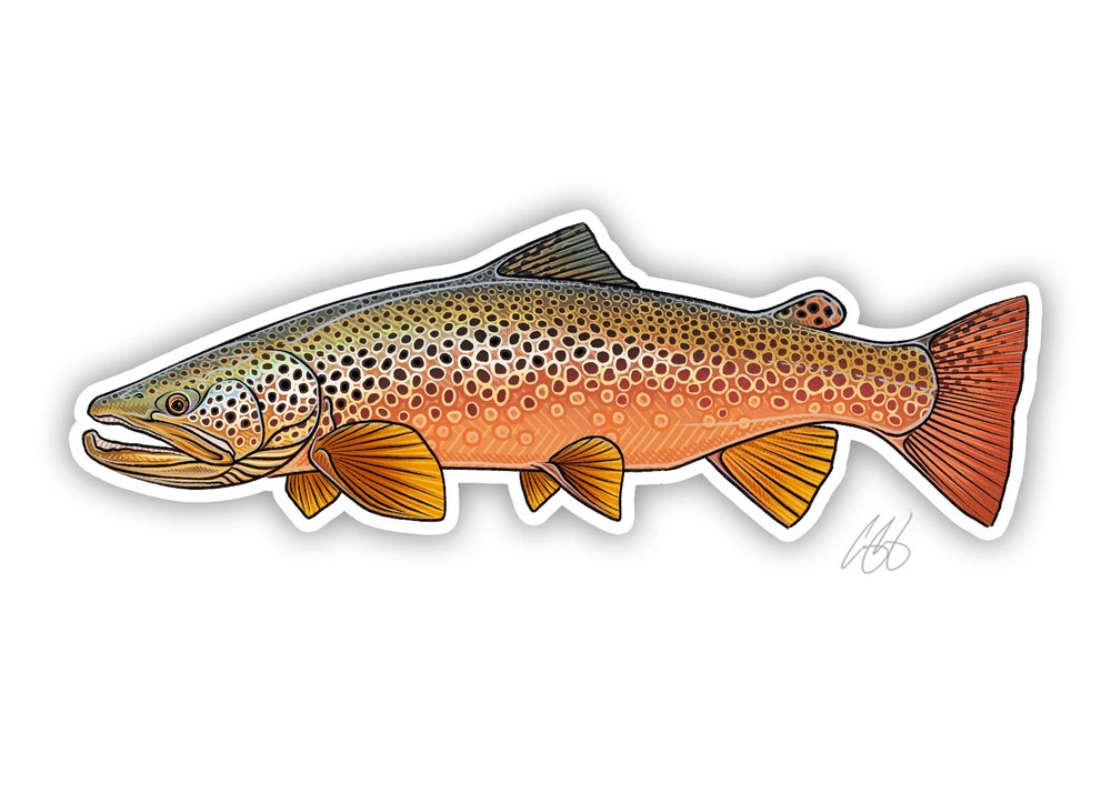Outdoor Fish Decals Fish 5.5"