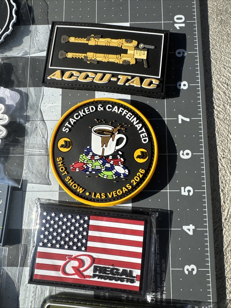 2026 Shot Show Patch Lot Tactical Patch Canik,Shadow Systems, Kel Tec & More