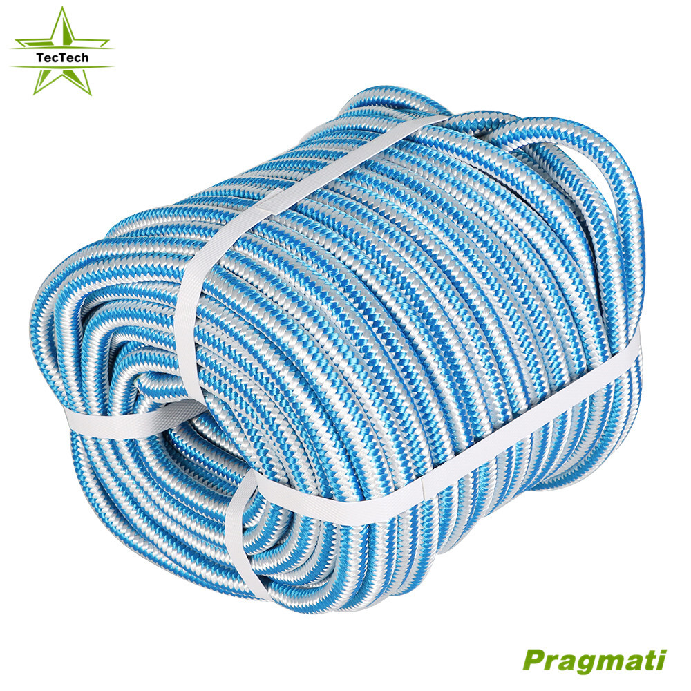16 Strand Braided Polyester Arborist Rigging RopeStrong Pulling 1/2" x150'