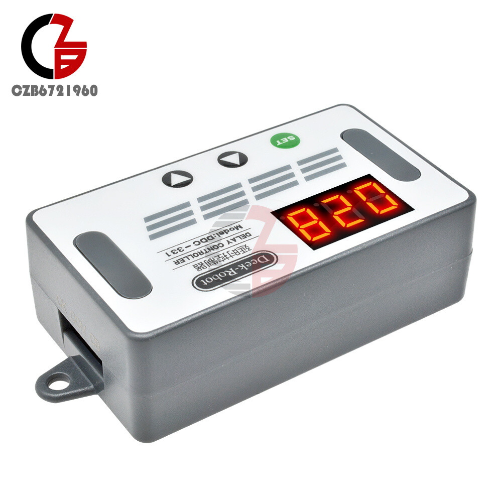 DC 12V 50mA DDC-331 Digital Display Delay Relay Controller PNP Sensor PLC Signal