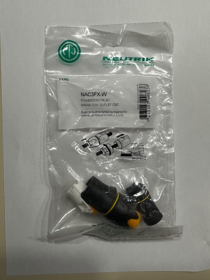 Neutrik Powercon Cord Connector Sets