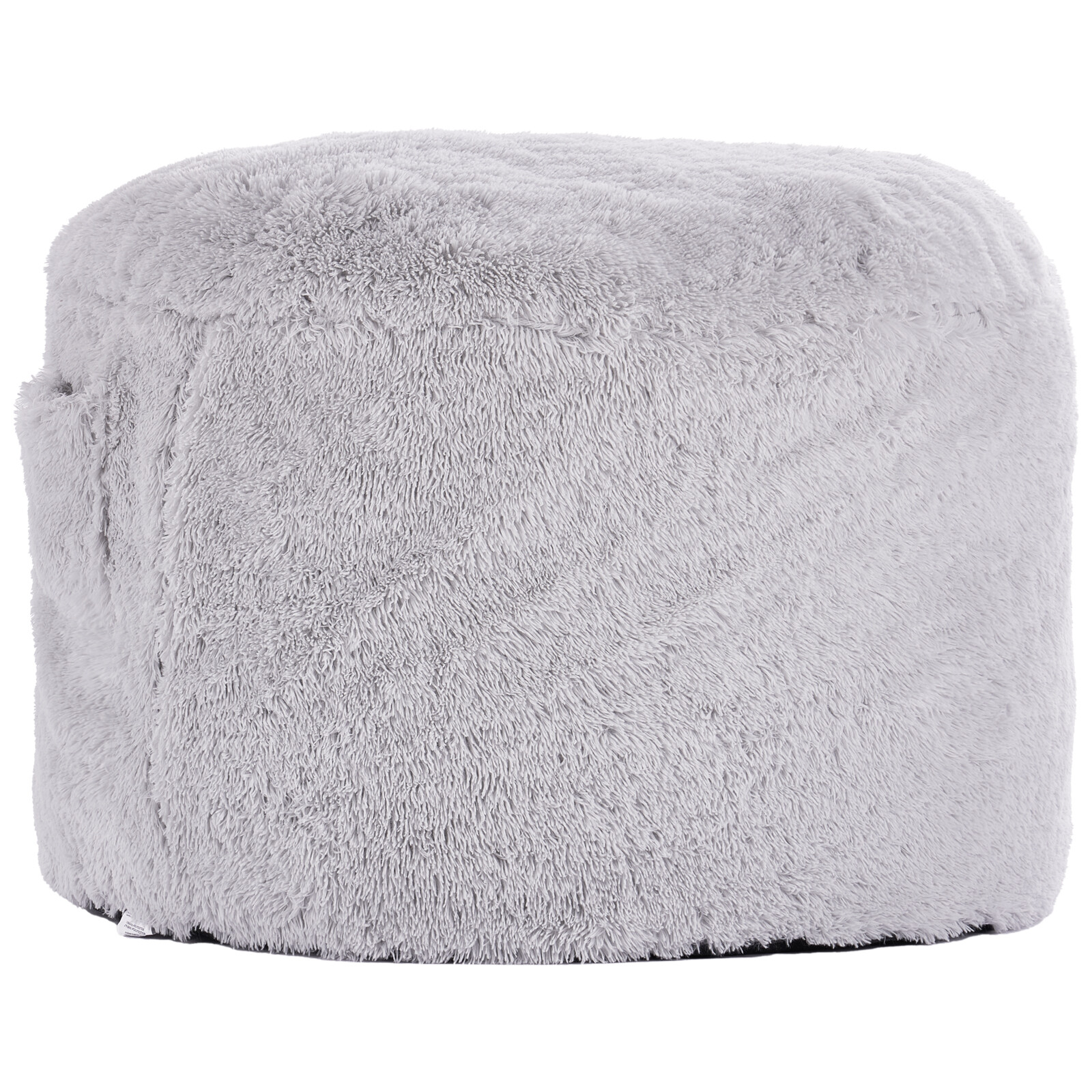 Bean Bag Bed Chair Convertible from Chair to Lounge or Mattress Grey-Queen