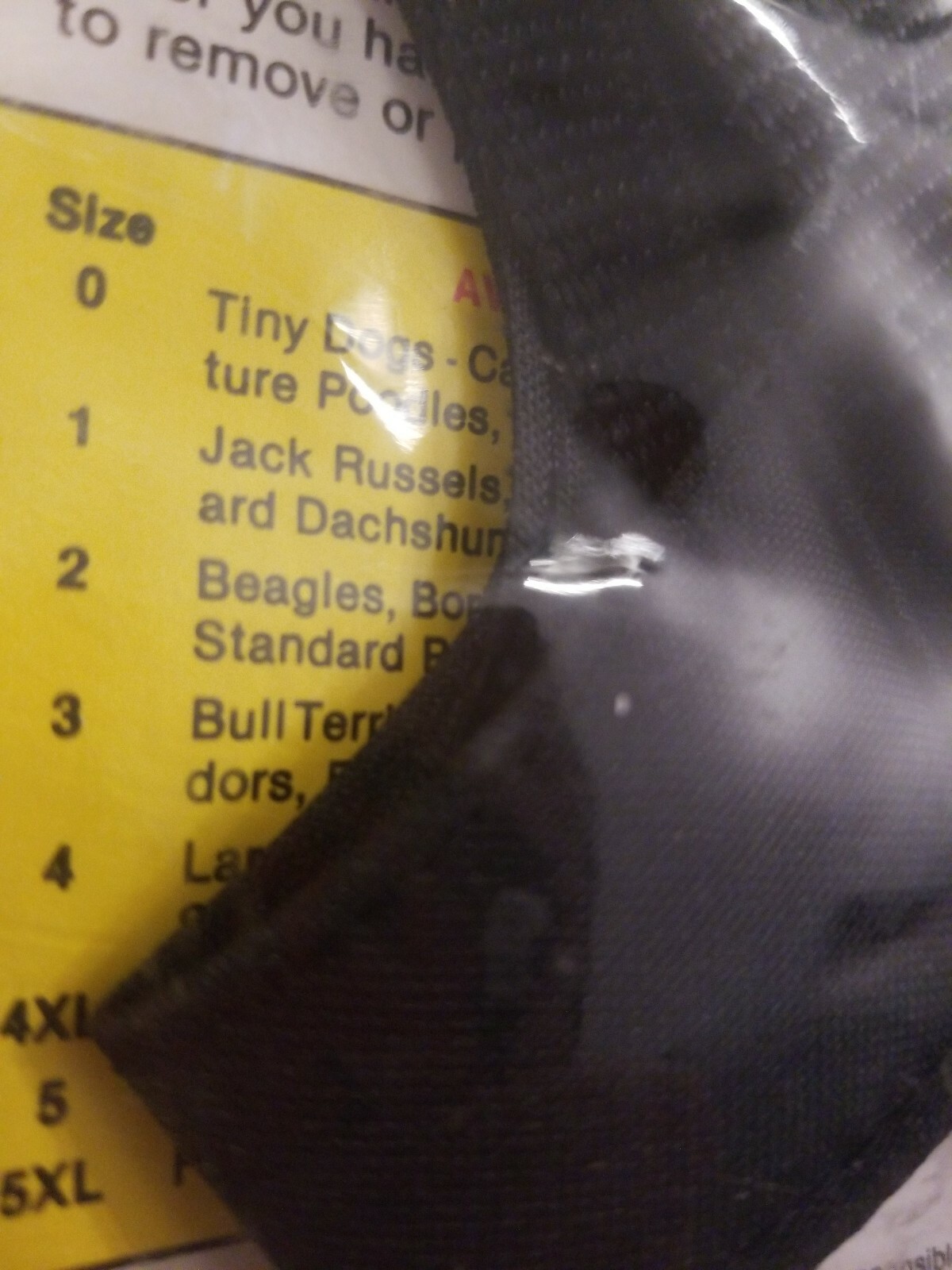 Four Paws Quick Fit Muzzle Size 1 Black Small Breeds NEW