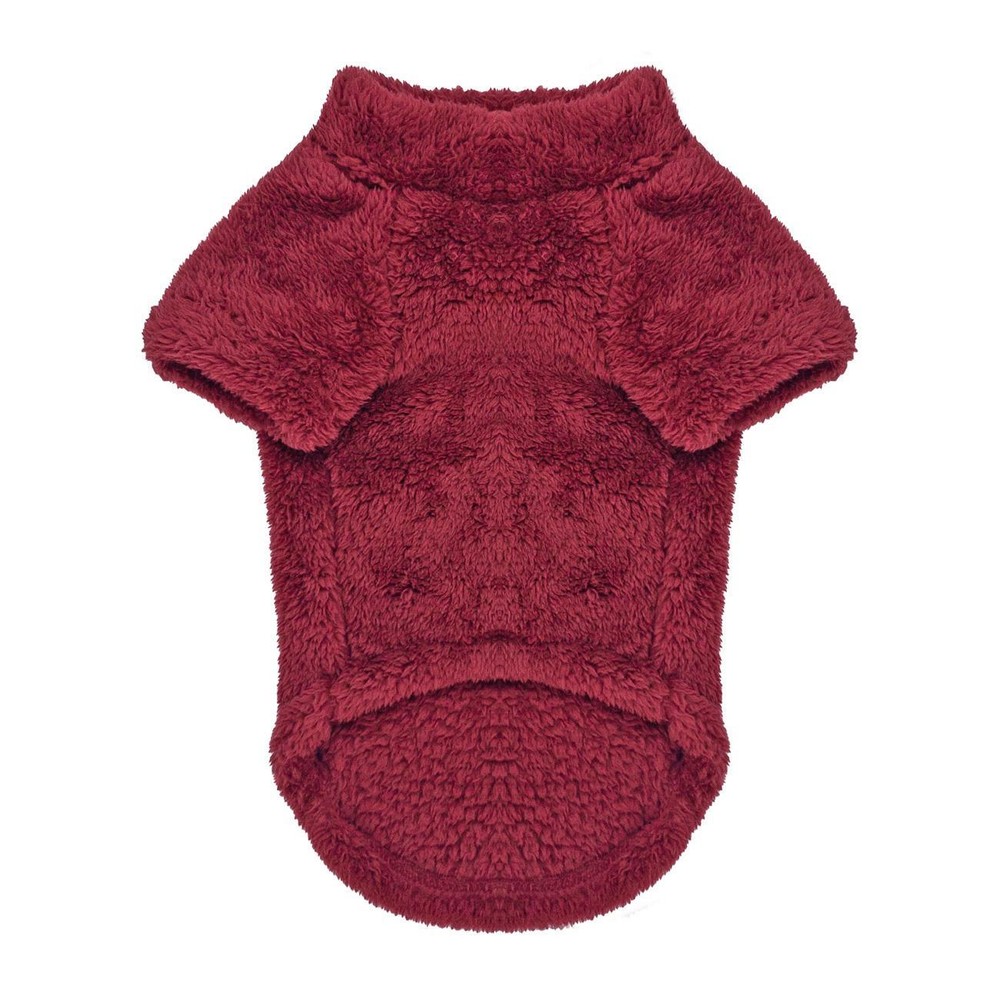 Doggie Design Soft Plush Pullover - Burgundy