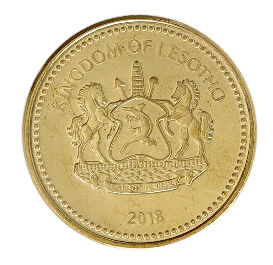 Lesotho 20 Lisente, 1998, KM #64, Mint
