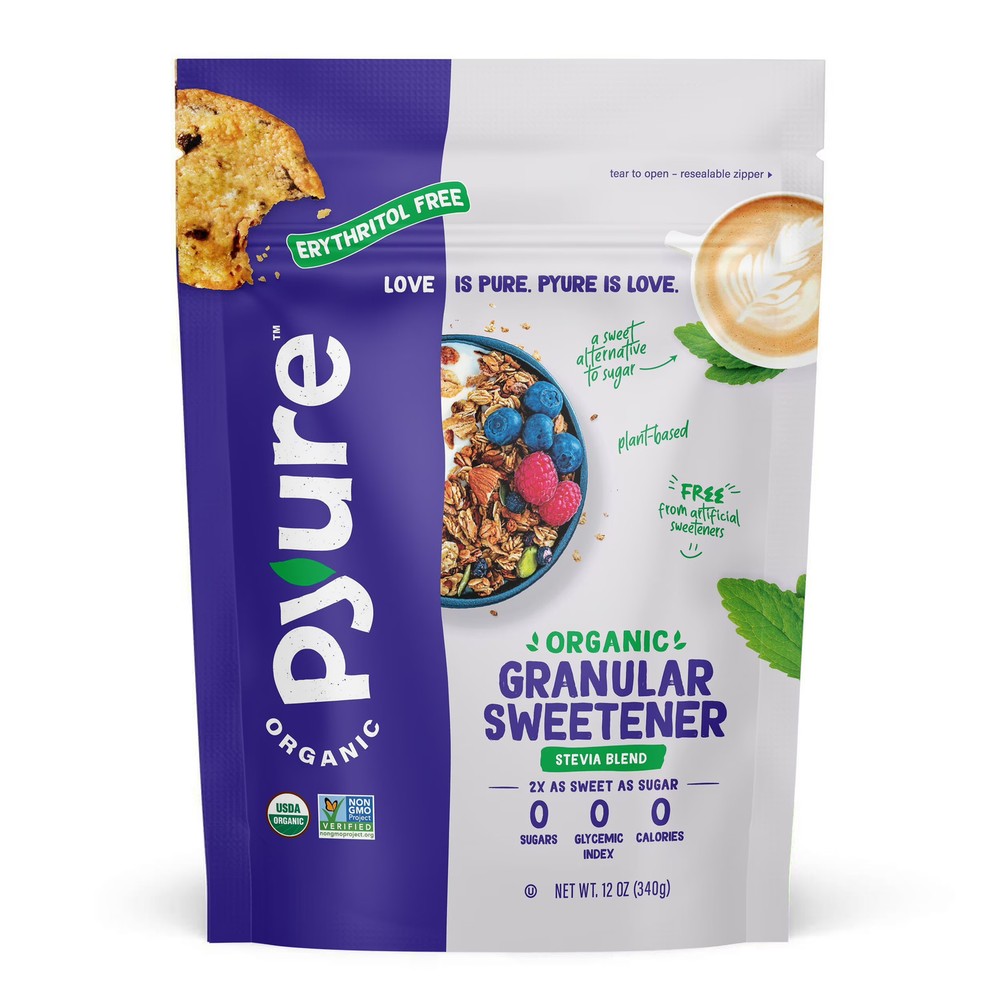 2 Pack Organic Stevia Sugar Substitute 12 oz