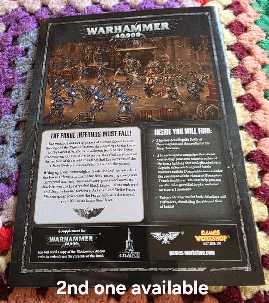 Warhammer 40k Shadowspear softcover book