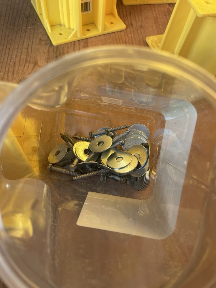 Temp Railing Brackets, 4 Pack with hardware