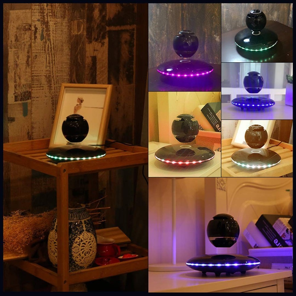 Infinity Orb Magnetic Levitating Speaker Bluetooth 4.0 LED Flash Black