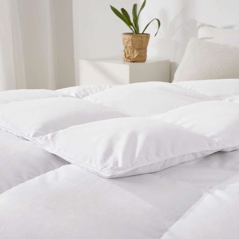 Peace Nest Heavyweight White Down Comforter 600 Fill Power with Ultra Soft