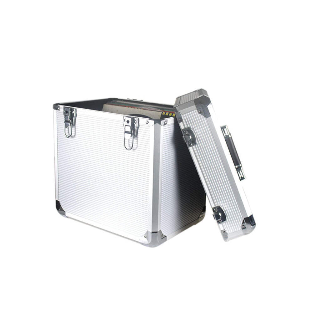 Aluminum Vinyl Disc LP Record Storage Case
