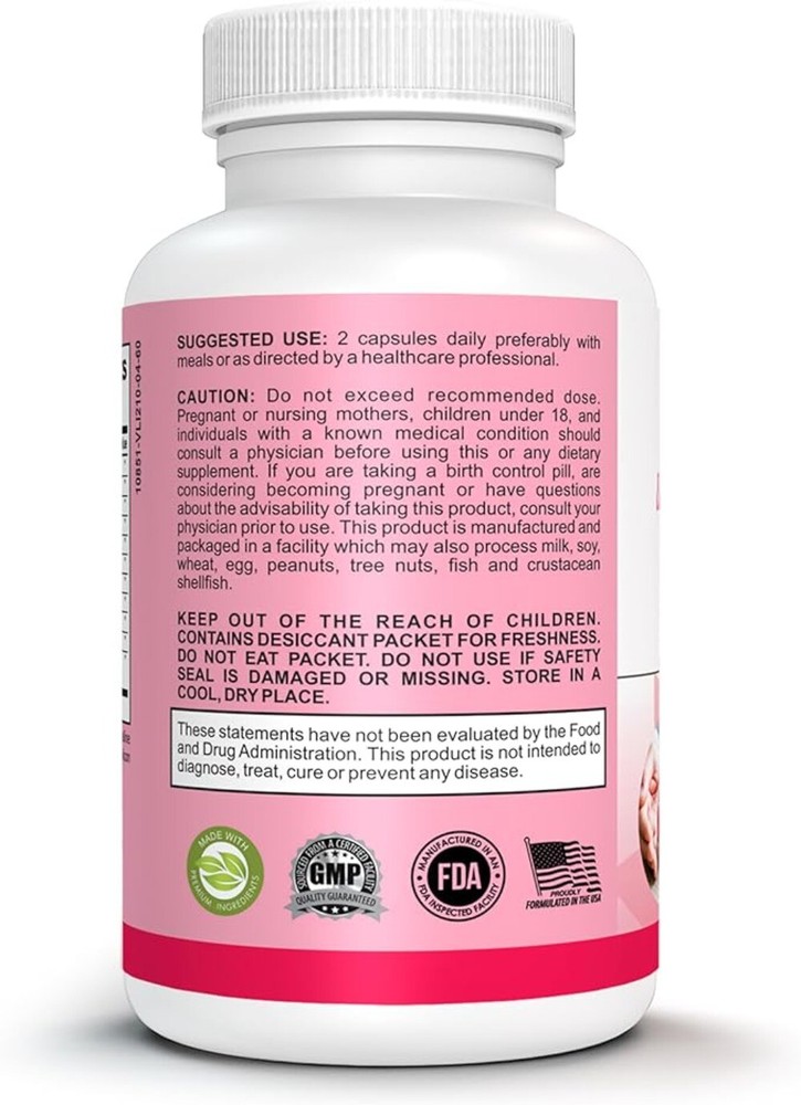Women's Support Supplements Hormone Regulation Support 60 Capsules