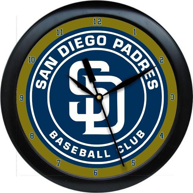 SAN DIEGO PADRES MLB WALL CLOCK
