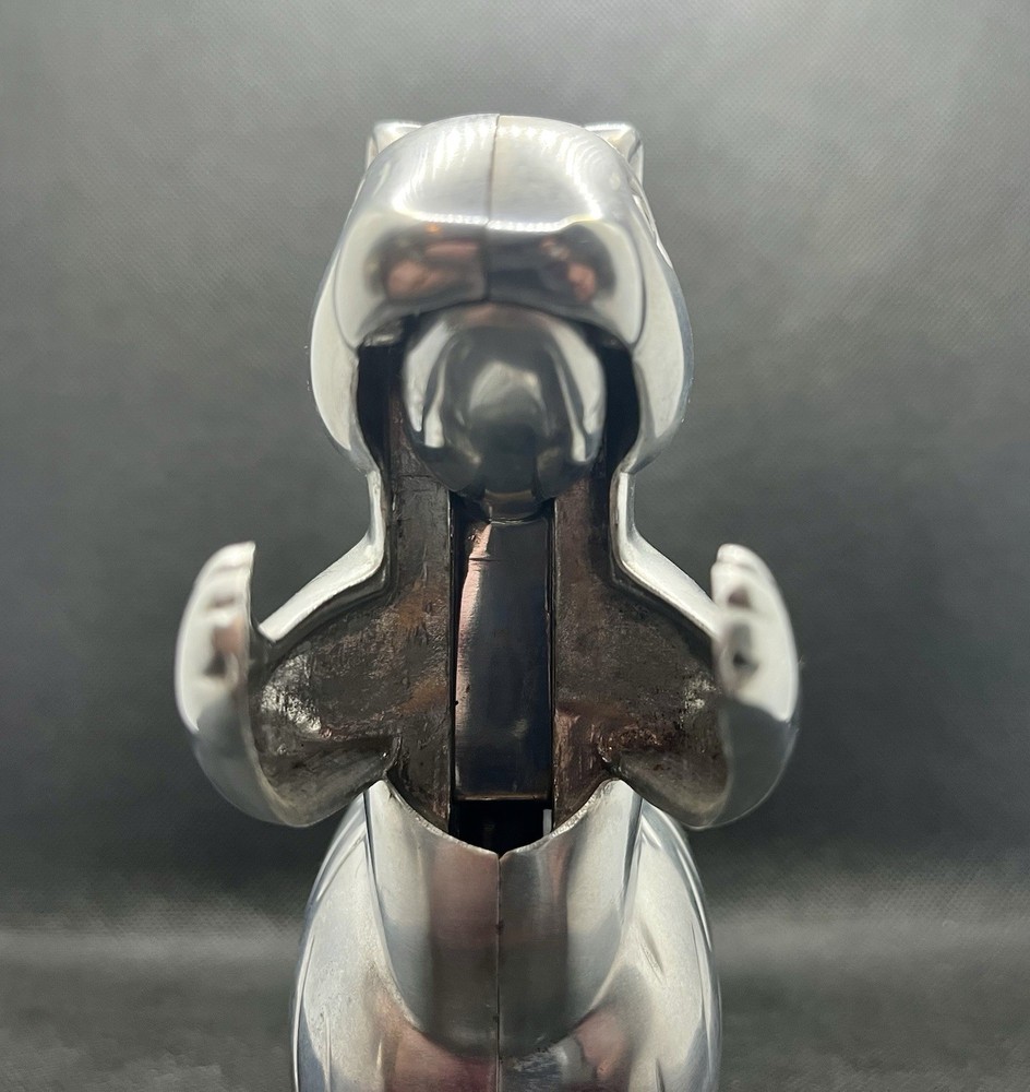 Vintage cast aluminum squirrel shaped nutcracker “ Davy Crackit “
