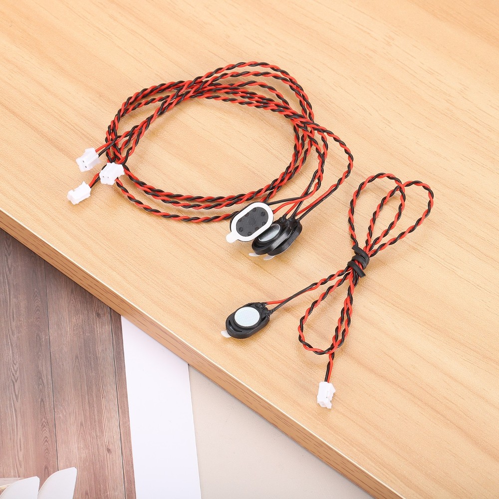 4 Pcs 1 Watt 8 Ohm Single Mini Speaker with Terminal Wire