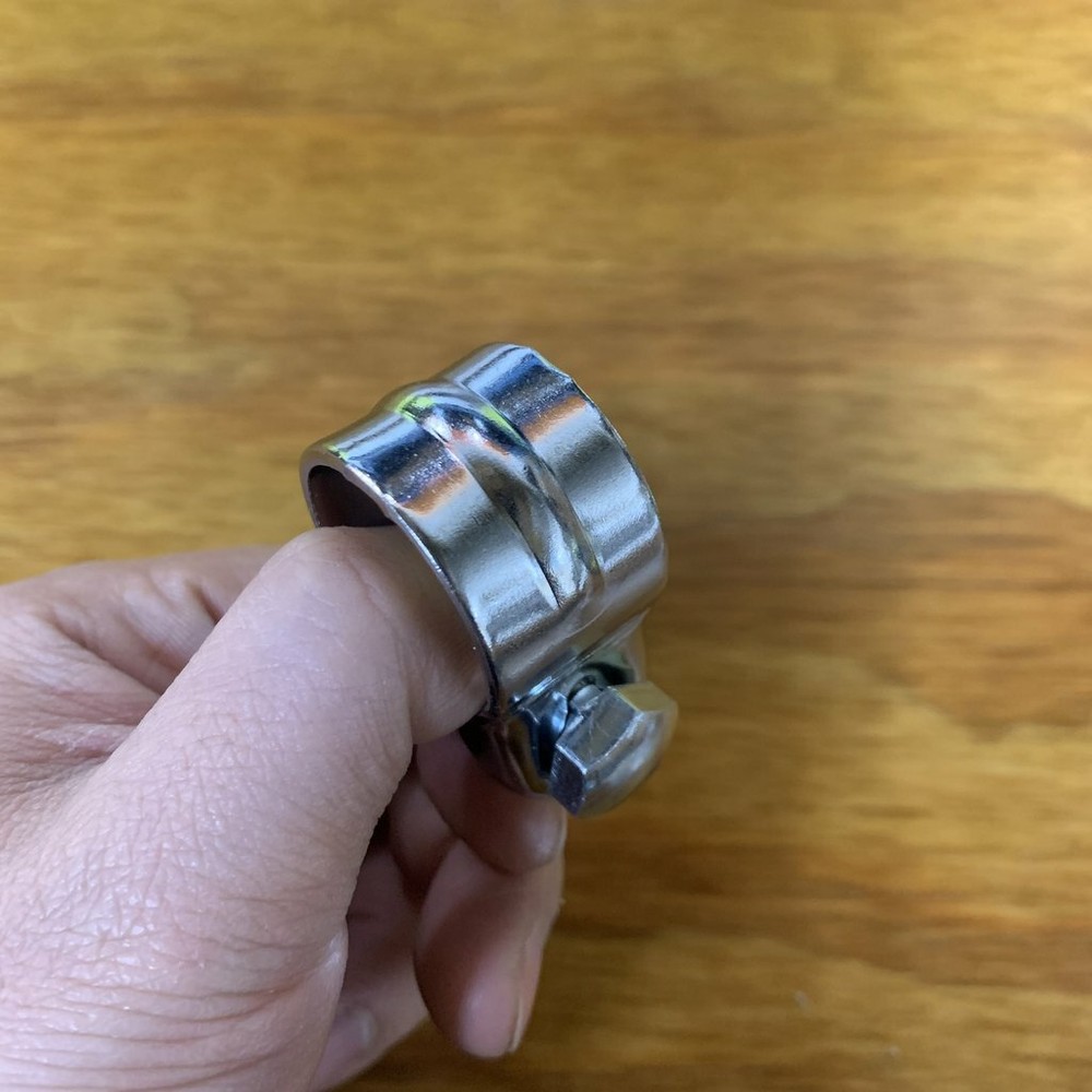 BICYCLE SEAT POST CLAMP MOST COMMON SIZE CHROME QUALITY