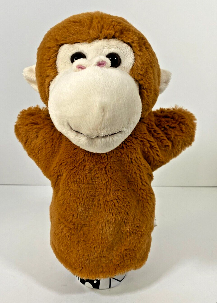 Books A Million Brown Monkey Plush Hand Puppet
