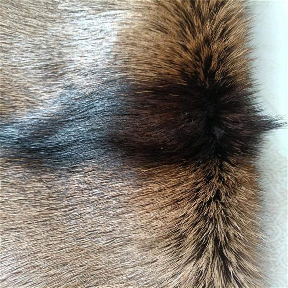 1 Piece Real Goat Skin Pelt Rug Hide Soft Tanned Leather for Craft Garment Decor