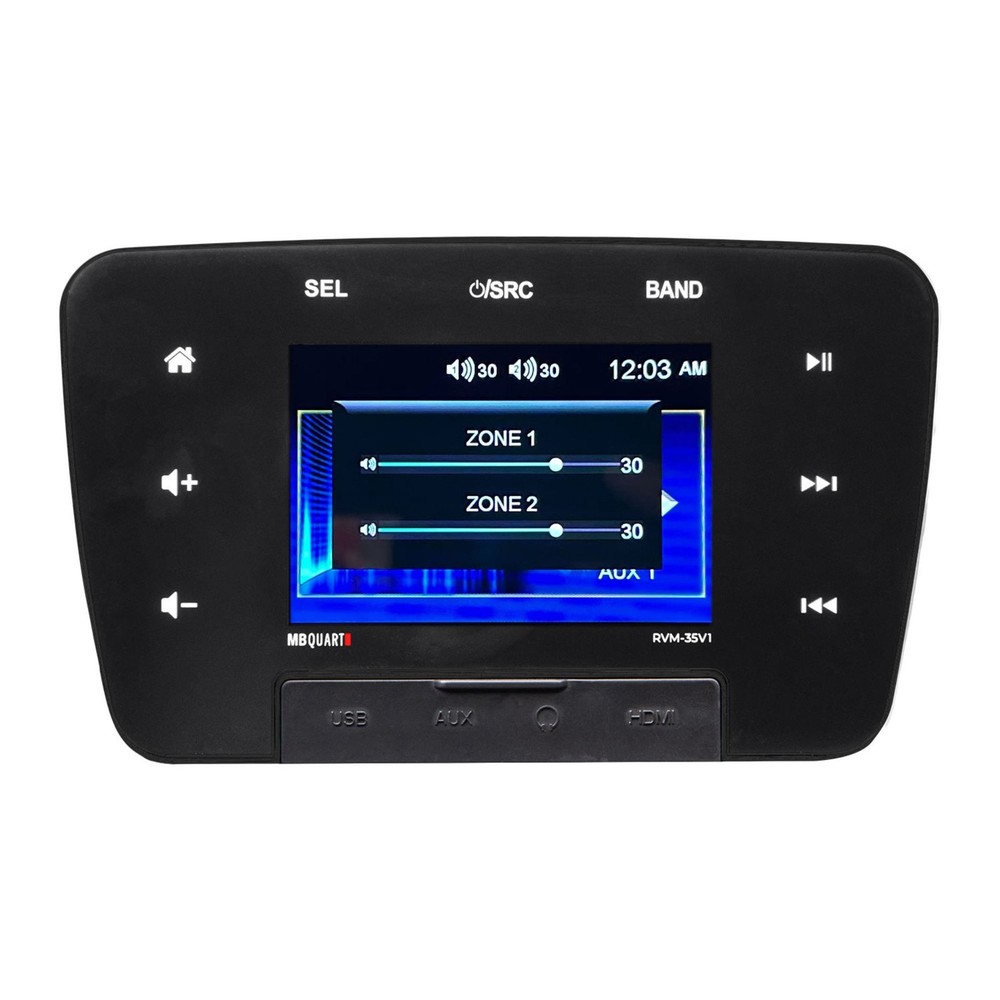 MB Quart RVM-35V1 160W 3.5 Inch Touchscreen Multimedia Bluetooth Source Unit