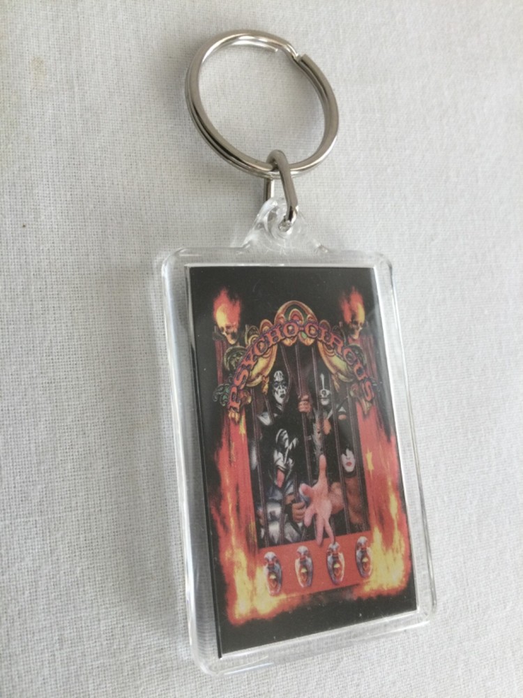 1998 KISS Psycho Circus Tour Key Chain, Working Pass, Psycho Circus 3D Glasses