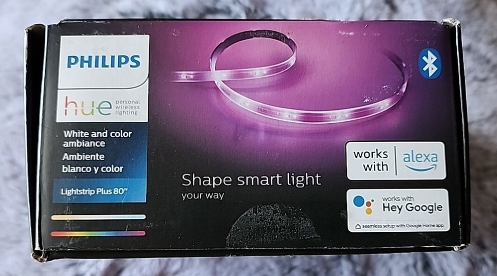 Philips Hue Shape Smart Lightstrip Plus 80" Personal Wireless Lighting 555334