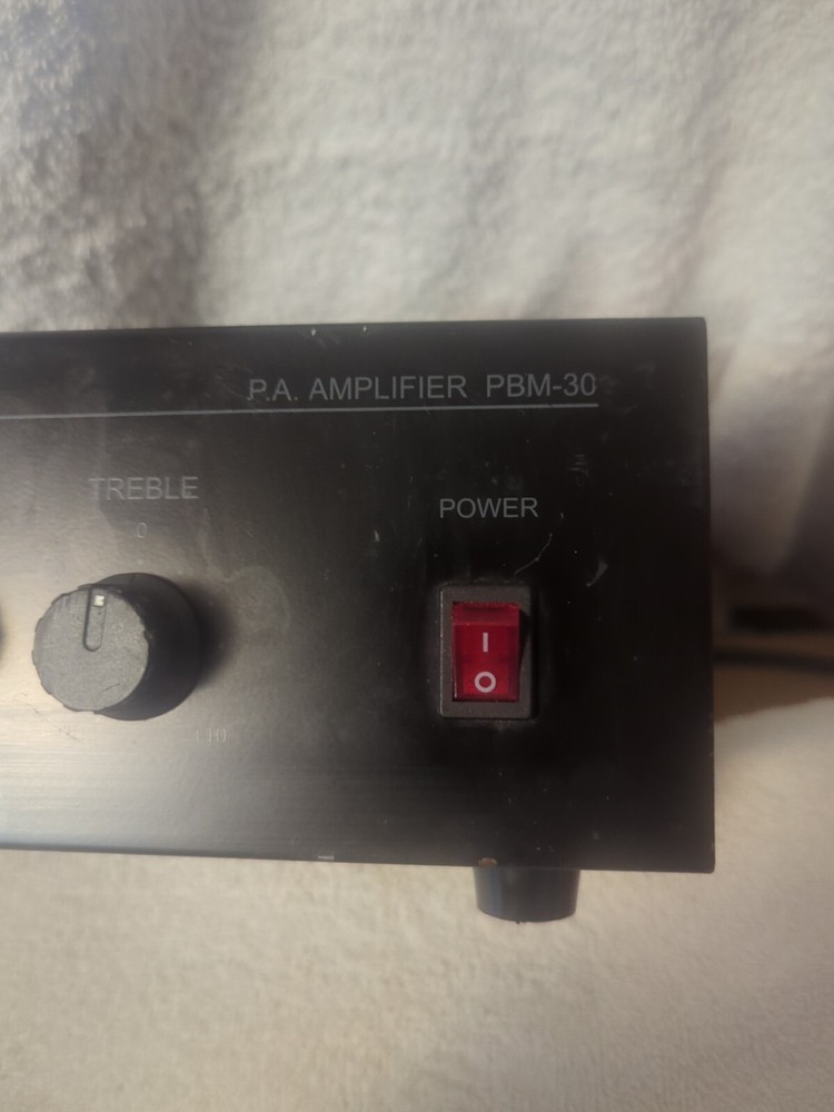 Speco Technologies PBM-30 30W Contractor Series PA Amplifier - UNTESTED