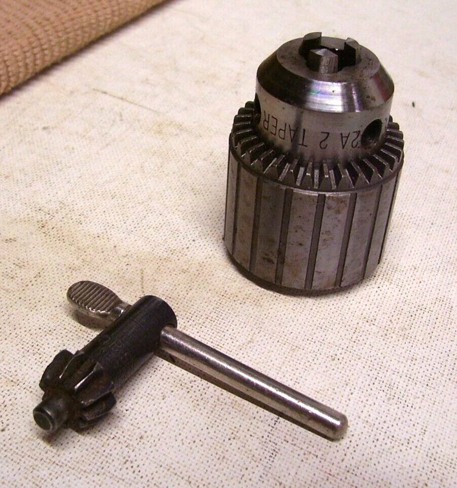 Jacobs 2A2 Taper Drill Chuck 0-3/8" w/ Key