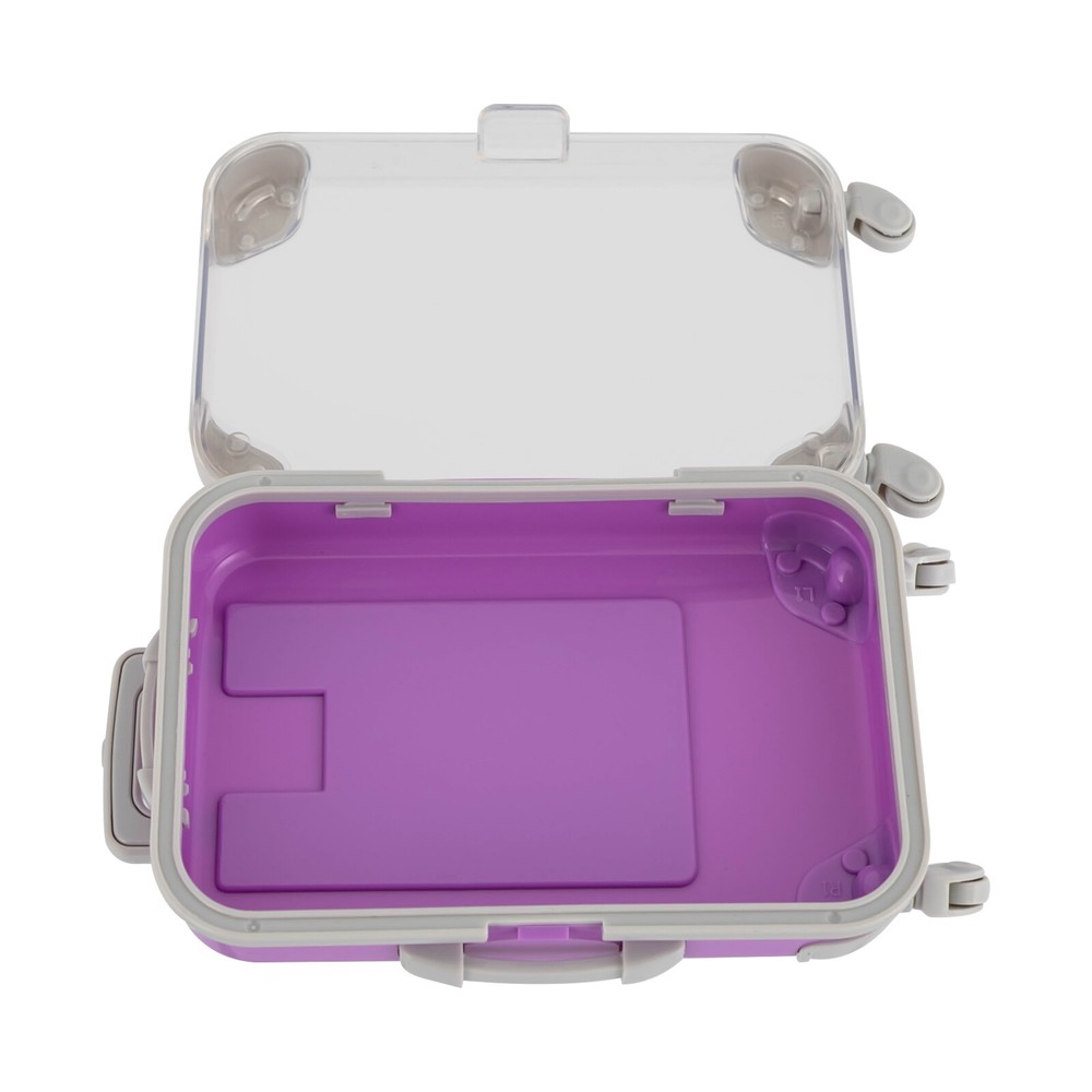 12 PCS Simulation Mini Trolley Cases Suitcase Set ABS Case Set W/4 Wheel