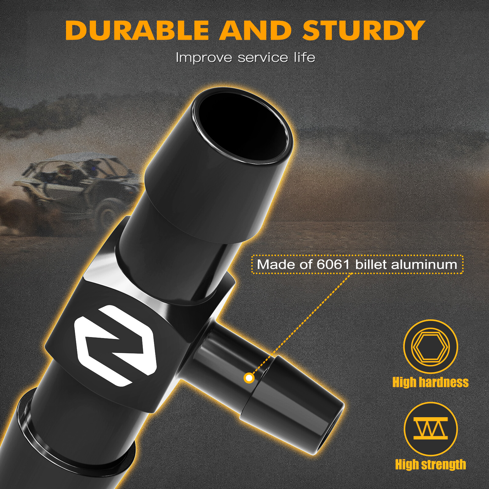 For Can-Am Maverick X3 TURBO Tee Coolant Fitting Radiator Hose Connector 2017+