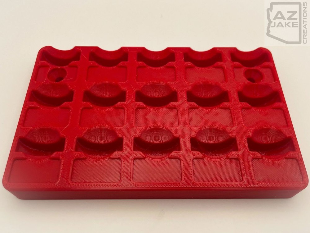 Storage Rack for Lee Precision Priming Tool Shell Holder - 15 Slot - 3D Printed