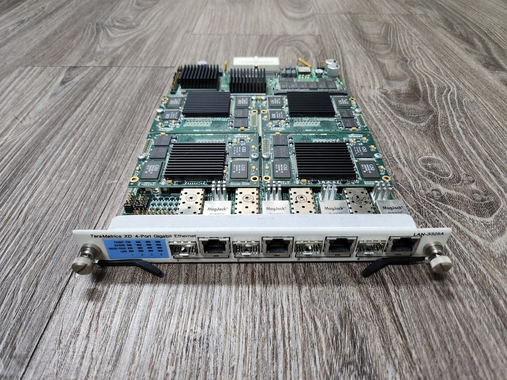 Spirent SmartBits LAN-3325A 4-pt Dual Media TeraMetrics XD Module, V6.31, Tested