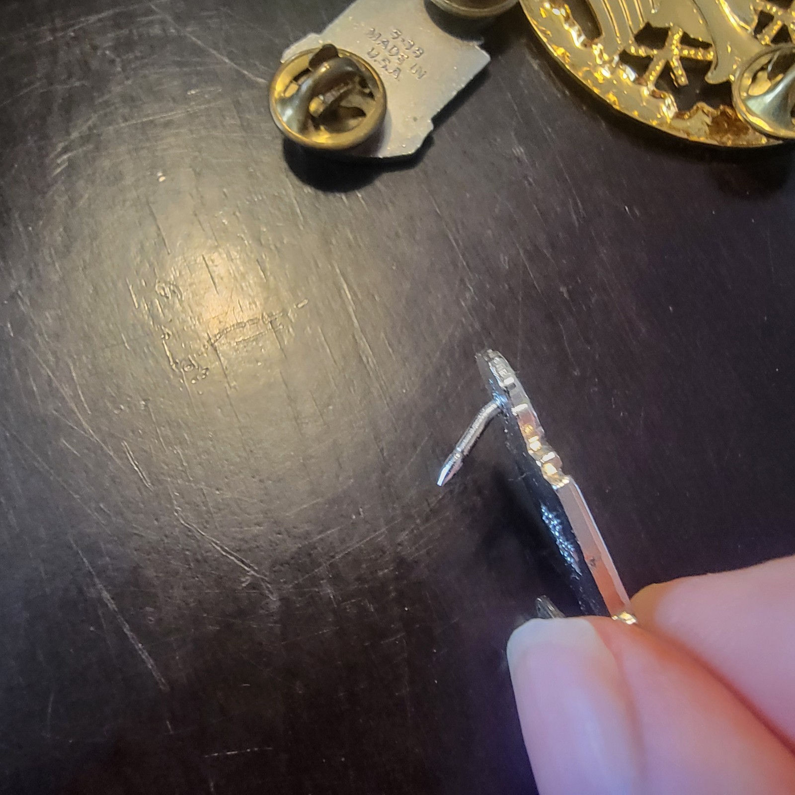 Vintage / Modern Mixed Lot US Military Pins and Ribbons Used Condition