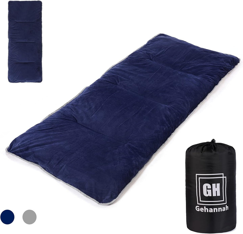 Thick Camping Sleeping Pad, Soft Comfortable Microfiber Camping Cot Pads for Adu